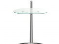 Cello support table 45x39 chrome