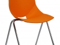 plastová stolička Shell oranžová